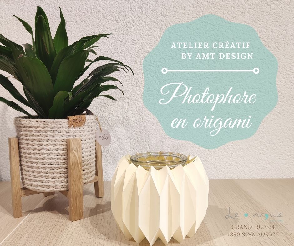 L'Atelier Créatif - Photophore en origami